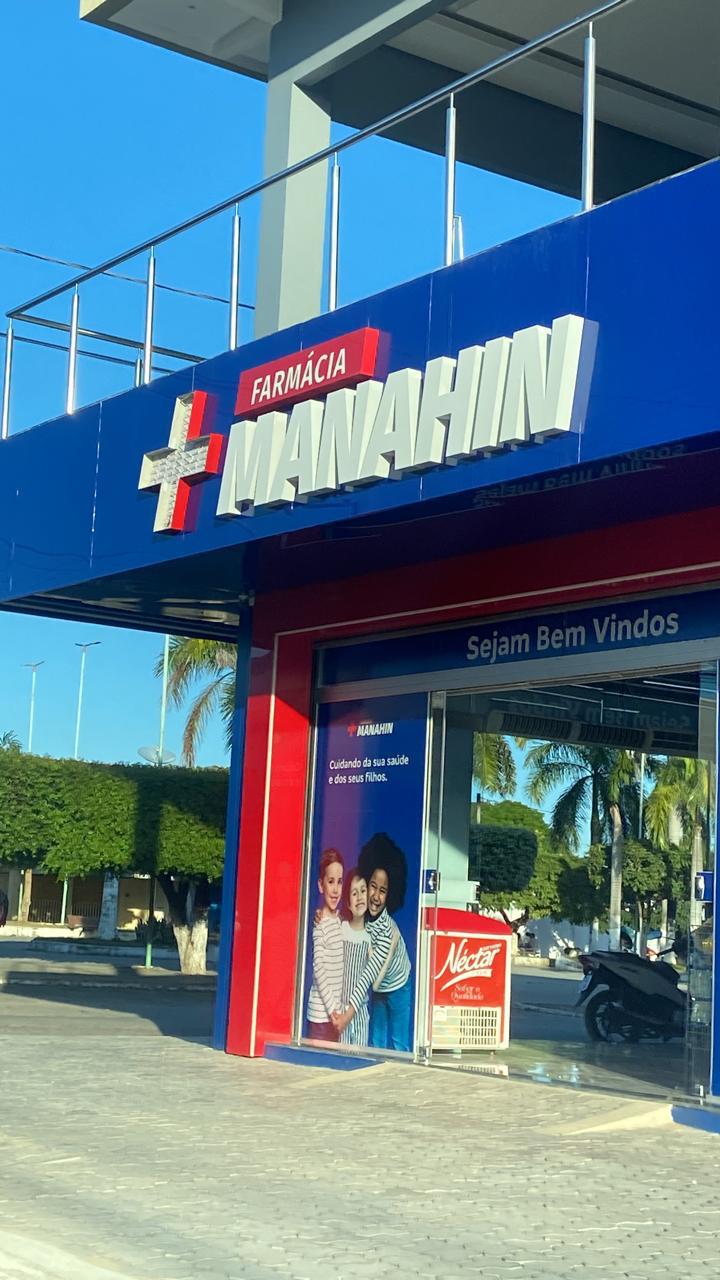 Fachada ACM — Farmácia (luminoso)